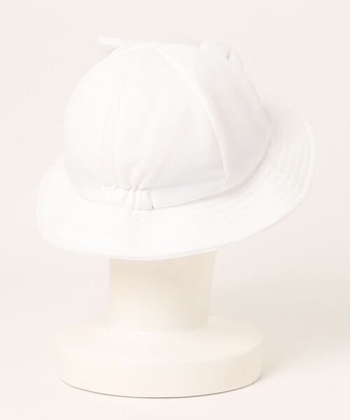 salle de bal（サルデバル）の「POLAR BEAR BANK / ポーラーベアバンク  スウェットベアタレ付きシルエットハット PBB 034 MMI（ハット・レディース・アイボリー/グレー・XS/M/S）」の3枚目の写真