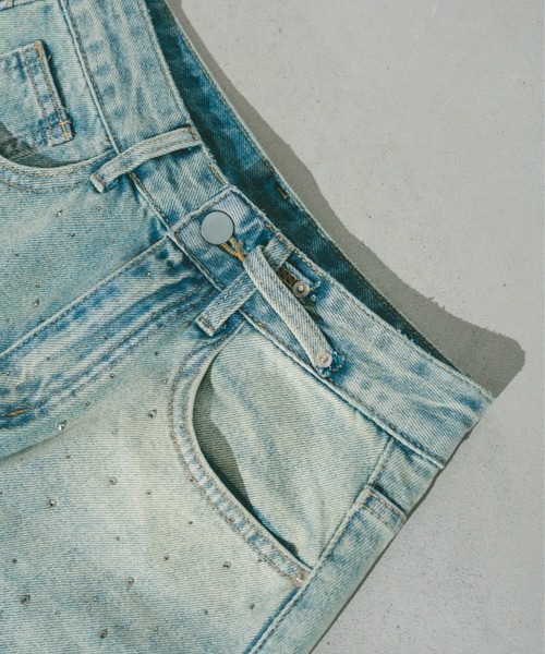 VANNIE U(ヴァニーユー)の「ストーンデニムミニスカート(デニムスカート・レディース・ブルー・FREE)」の22枚目の写真