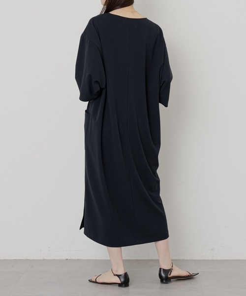 russet（ラシット）の「【ANOTHER BRANCH】カフタン風ワンピース (KS-137)（ワンピース・レディース・ネイビー/オフホワイト・FREE）」の7枚目の写真