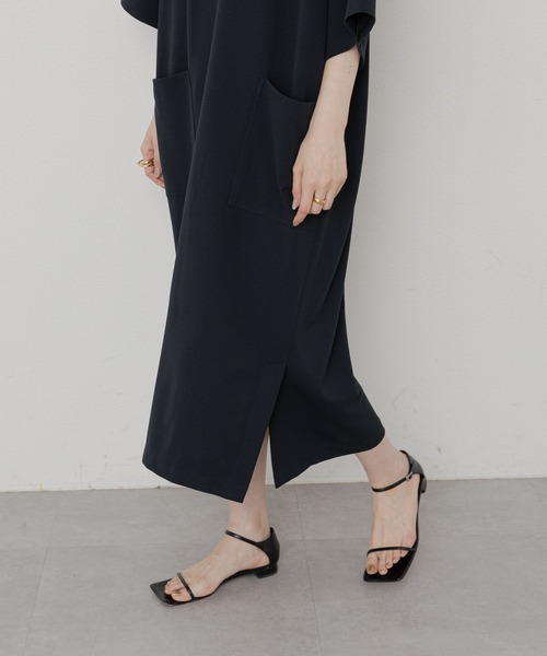 russet（ラシット）の「【ANOTHER BRANCH】カフタン風ワンピース (KS-137)（ワンピース・レディース・ネイビー/オフホワイト・FREE）」の12枚目の写真