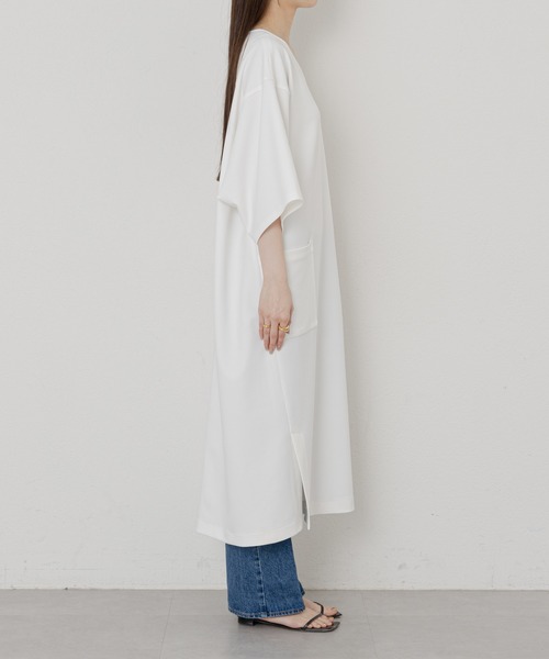 russet（ラシット）の「【ANOTHER BRANCH】カフタン風ワンピース (KS-137)（ワンピース・レディース・ネイビー/オフホワイト・FREE）」の15枚目の写真