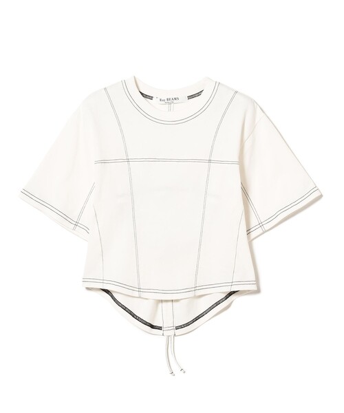 Ray BEAMS（レイビームス）の「Ray BEAMS / バック オープン ステッチ Tシャツ（Tシャツ/カットソー・レディース・ブラック/オフホワイト・ONE SIZE）」の13枚目の写真