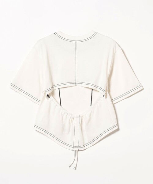 Ray BEAMS（レイビームス）の「Ray BEAMS / バック オープン ステッチ Tシャツ（Tシャツ/カットソー・レディース・ブラック/オフホワイト・ONE SIZE）」の16枚目の写真