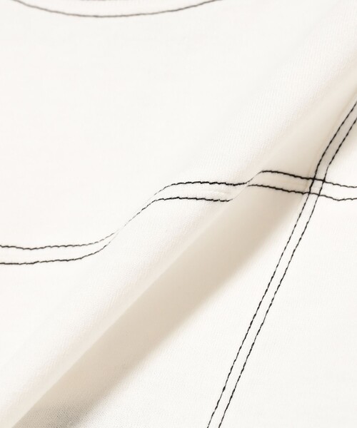 Ray BEAMS（レイビームス）の「Ray BEAMS / バック オープン ステッチ Tシャツ（Tシャツ/カットソー・レディース・ブラック/オフホワイト・ONE SIZE）」の18枚目の写真