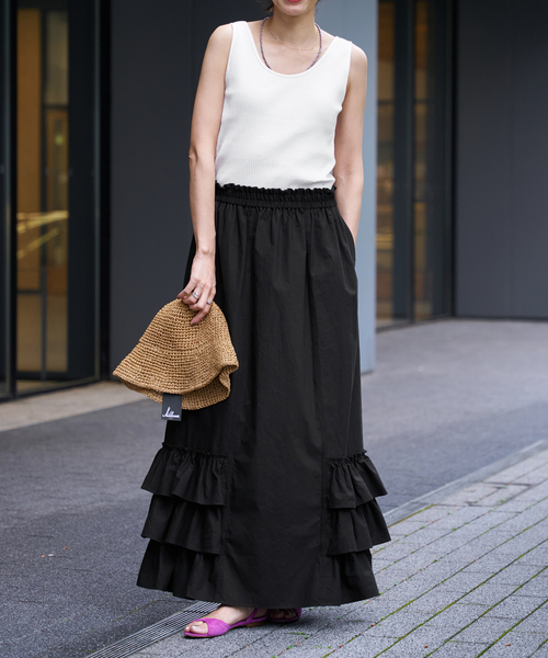 IENA ニットフリルスカート 36 IENA（イエナ）の「ニットフリルスカート（スカート）」 - WEAR