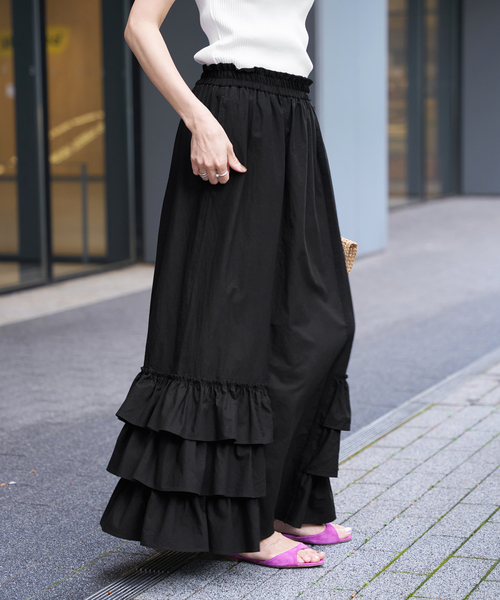 IENA LA BOUCLE バンダナプリントロングスカート　イエナ　ラブークル IENA LA BOUCLE（イエナラブークル）の「IENA LA BOUCLE
