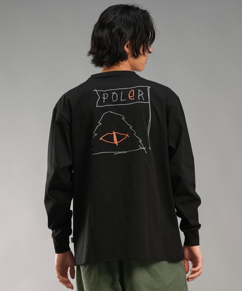 POLeR(ポーラー)の「POLER/ポーラー 水陸両用Tシャツ/ラッシュガード/長袖Tシャツ オーバーサイズ UVケア 249MCV0025(Tシャツ/カットソー・メンズ・オリーブ/ブラック/ホワイト・M/L/XL)」の12枚目の写真