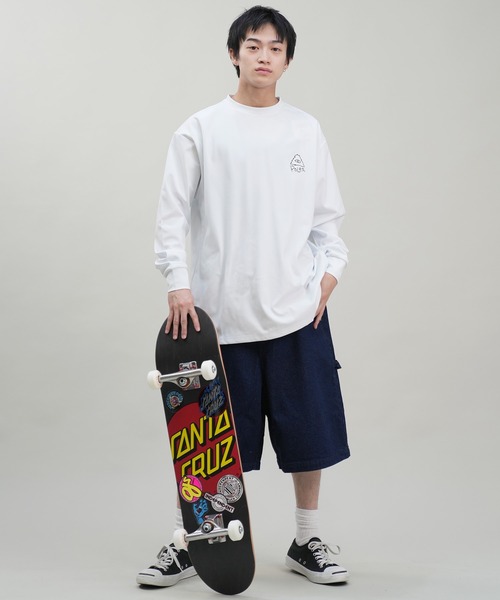 POLeR(ポーラー)の「POLER/ポーラー 水陸両用Tシャツ/ラッシュガード/長袖Tシャツ オーバーサイズ UVケア 249MCV0025(Tシャツ/カットソー・メンズ・オリーブ/ブラック/ホワイト・M/L/XL)」の7枚目の写真