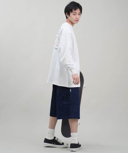 POLeR(ポーラー)の「POLER/ポーラー 水陸両用Tシャツ/ラッシュガード/長袖Tシャツ オーバーサイズ UVケア 249MCV0025(Tシャツ/カットソー・メンズ・オリーブ/ブラック/ホワイト・M/L/XL)」の10枚目の写真