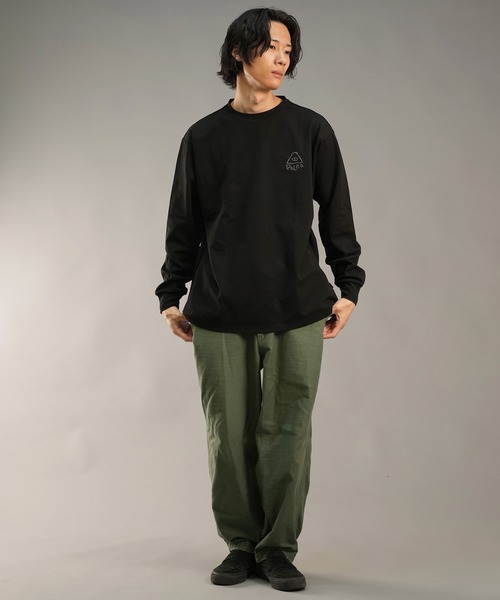 POLeR(ポーラー)の「POLER/ポーラー 水陸両用Tシャツ/ラッシュガード/長袖Tシャツ オーバーサイズ UVケア 249MCV0025(Tシャツ/カットソー・メンズ・オリーブ/ブラック/ホワイト・M/L/XL)」の13枚目の写真