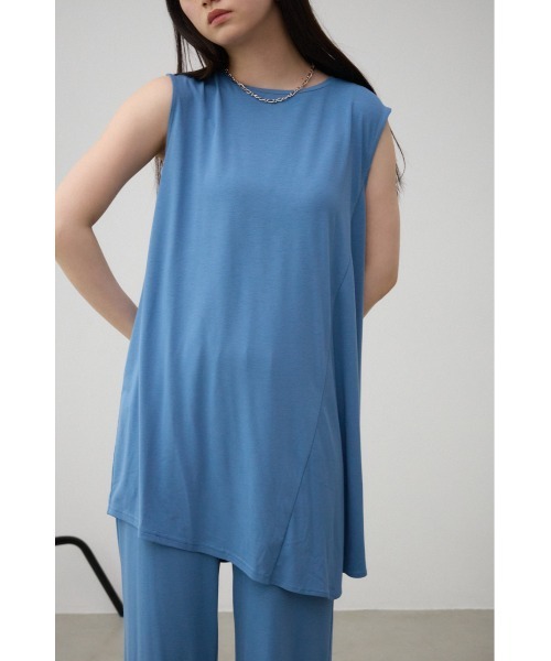 ネックジャガードスウェットトップス｜MEN｜251GAC90-296I｜AZUL