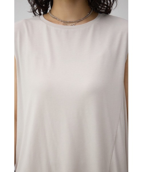AZUL by moussy(アズールバイマウジー)の「T/Fクリーンクールノースリーブトップス(Tシャツ/カットソー・レディース・ライトグレー/ブルー/ブラック・SMALL/MEDIUM)」の11枚目の写真
