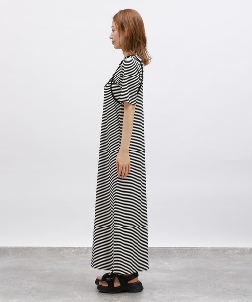 LAKOLE（ラコレ）の「【2点SET】TEEセットキャミワンピース / 113795（ワンピース・レディース・ブラック/アイボリー/ライトグリーン・SMALL/MEDIUM）」の11枚目の写真