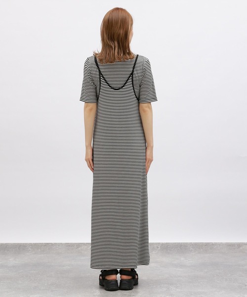 LAKOLE（ラコレ）の「【2点SET】TEEセットキャミワンピース / 113795（ワンピース・レディース・ブラック/アイボリー/ライトグリーン・SMALL/MEDIUM）」の12枚目の写真