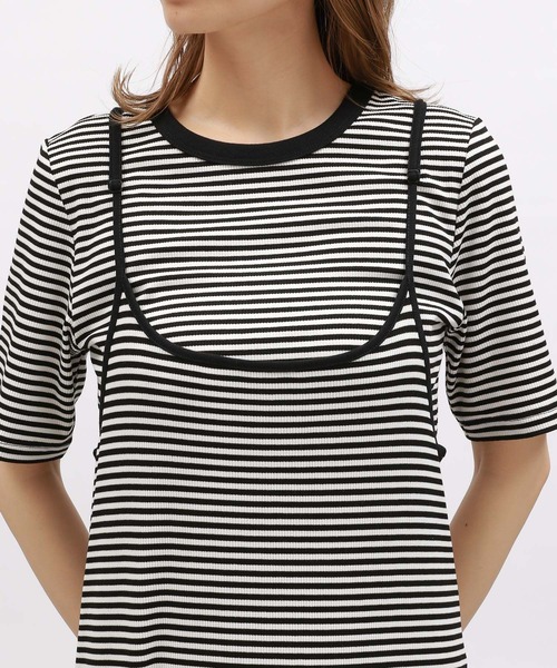 LAKOLE（ラコレ）の「【2点SET】TEEセットキャミワンピース / 113795（ワンピース・レディース・ブラック/アイボリー/ライトグリーン・SMALL/MEDIUM）」の13枚目の写真