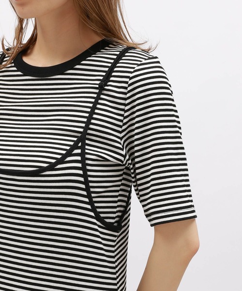 LAKOLE（ラコレ）の「【2点SET】TEEセットキャミワンピース / 113795（ワンピース・レディース・ブラック/アイボリー/ライトグリーン・SMALL/MEDIUM）」の14枚目の写真