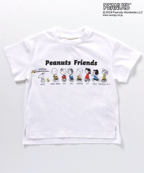 PEANUTS（ピーナッツ）の「PEANUTSアソートTシャツ（Tシャツ/カットソー・キッズ・ブルー/オフホワイト/アイボリー/ピンク・80/90/100/110/120/130）」の14枚目の写真