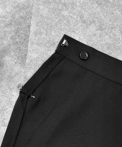 LVEU.(ラブユ.)の「【LVEU.】2wayピンデザインラップスカート / ボトムス ミニスカート ロングスカート スリット アシメ アシンメトリー モード ブラック(スカート・レディース・ブラック・FREE)」の16枚目の写真