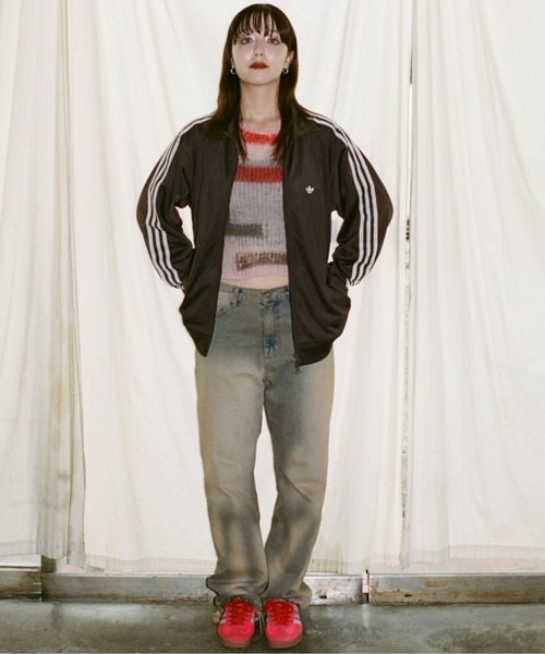 adidas（アディダス）の「adidas BB TRACKTOP / アディダス ベッケンバウアー トラックトップ（ジャージ・メンズ・ブラウン・S/M/L/XL/XXL/3XL）」の2枚目の写真