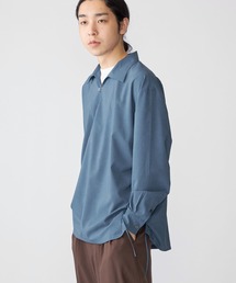 プルオーバーシャツ」に該当するブルー・ネイビー/青色系のメンズ