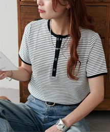 【29色展開/多色買い】ワッフルリングドット半袖Tシャツ《WEB限定》