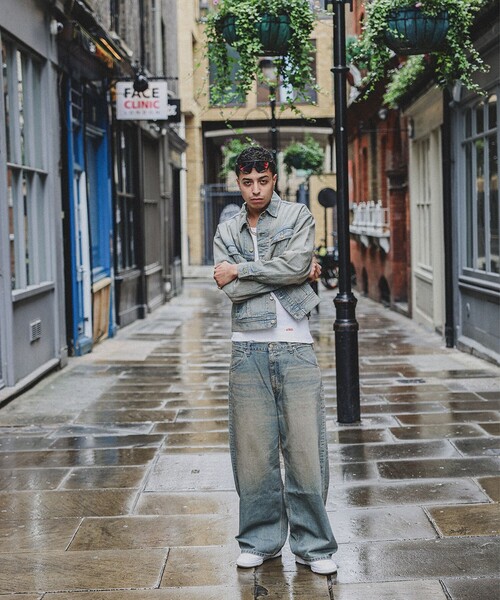 パンツ BEAMS Lee WIDE FADE BAGGY JEANS Lee（リー）の「【別注】Lee / WIDE FADE BAGGY JEANS（その他パンツ