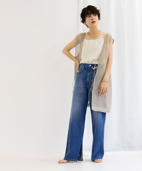 NOLLEY’S（ノーリーズ）の「サビラメジレ（ブルゾン・レディース・ベージュ・38）」の3枚目の写真