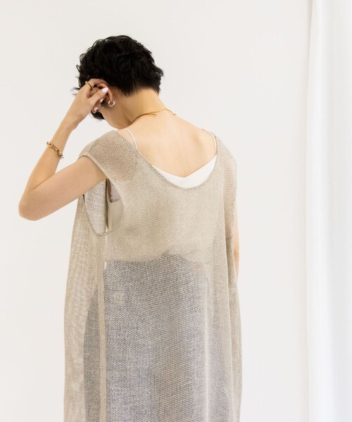 NOLLEY’S（ノーリーズ）の「サビラメジレ（ブルゾン・レディース・ベージュ・38）」の7枚目の写真