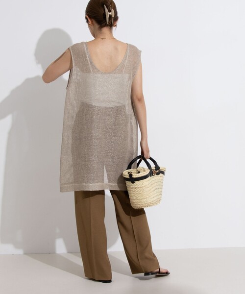 NOLLEY’S（ノーリーズ）の「サビラメジレ（ブルゾン・レディース・ベージュ・38）」の12枚目の写真