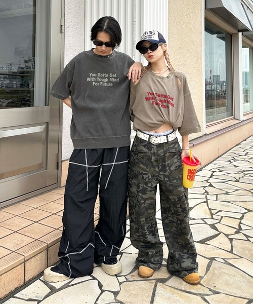 sedacle（セダクル）の「ステッチ切り替えナイロンパンツ（その他パンツ・メンズ・ライトグレー/グレー/ブラック・SMALL/MEDIUM/LARGE）」の17枚目の写真