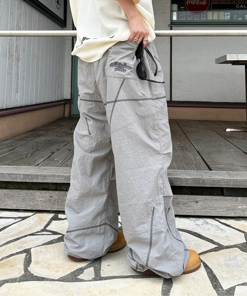 essentials グレーナイロンパンツ FOG ESSENTIALS（エフオージーエッセンシャルズ）の「FOG