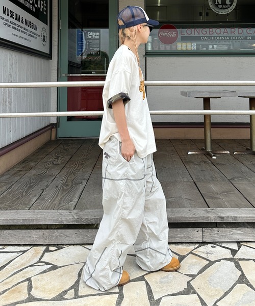 セール】ステッチ切り替えナイロンパンツ（その他パンツ）｜sedacle 
