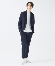 ABAHOUSE GRAY | 【上下2点セット / マルチファンクション】ストレッチ ジャケット ＆ イージースラックス(セットアップ)
