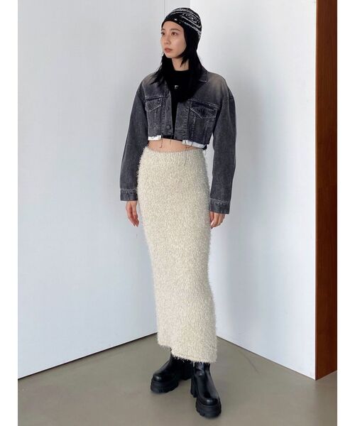 EMODA（エモダ）の「ジャガードダブルフェイスビーニー（ニットキャップ/ビーニー・レディース・ブラウン/ブラック・FREE）」の8枚目の写真