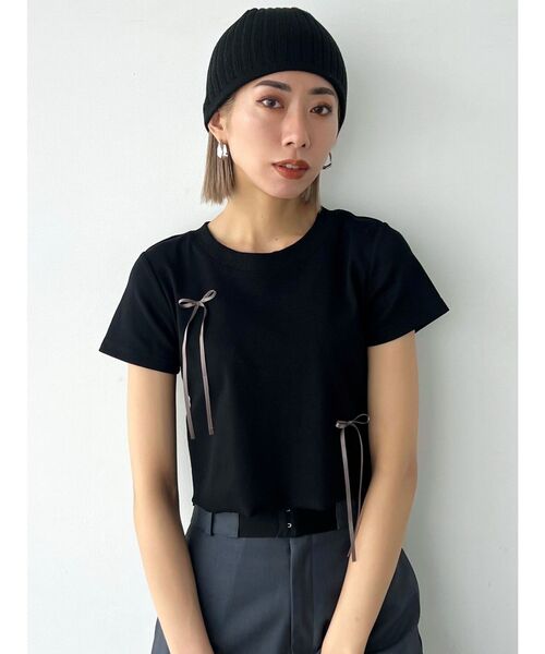 EMODA（エモダ）の「ジャガードダブルフェイスビーニー（ニットキャップ/ビーニー・レディース・ブラウン/ブラック・FREE）」の9枚目の写真