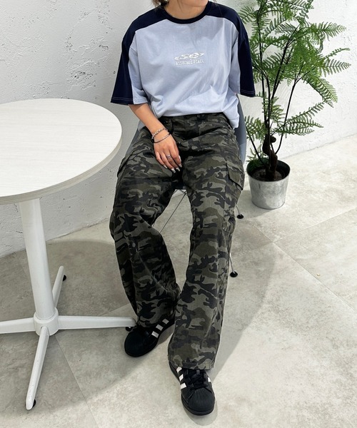 sedacle(セダクル)の「ショルダー切り替えTEE(Tシャツ/カットソー・メンズ・アイボリー/ライトブルー/ピンク/ベージュ・SMALL/MEDIUM/LARGE)」の19枚目の写真