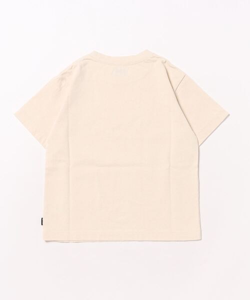 ARCH & LINE（アーチアンドライン）の「《環境配慮素材 / 日本製》100%アップサイクル素材 半袖T ナッキーワッペン [125-145cm]（Tシャツ/カットソー・キッズ・チャコールグレー/キナリ・MEDIUM/LARGE/X-LARGE）」の8枚目の写真