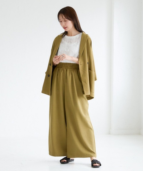 LEPSIM(レプシィム)の「ソウレースノースリプルオーバー 131996(Tシャツ/カットソー・レディース・ブラック/オレンジ/オフホワイト・FREE)」の8枚目の写真