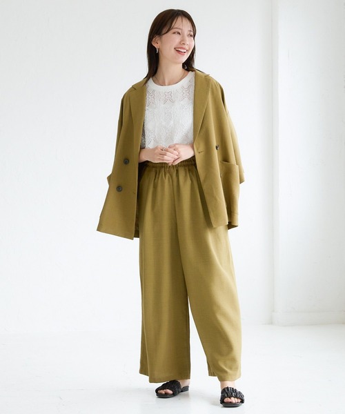 LEPSIM(レプシィム)の「ソウレースノースリプルオーバー 131996(Tシャツ/カットソー・レディース・ブラック/オレンジ/オフホワイト・FREE)」の9枚目の写真