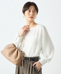 NOLLEY’S Sophi | ジョーゼットボリュームスリーブブラウス(シャツ/ブラウス)