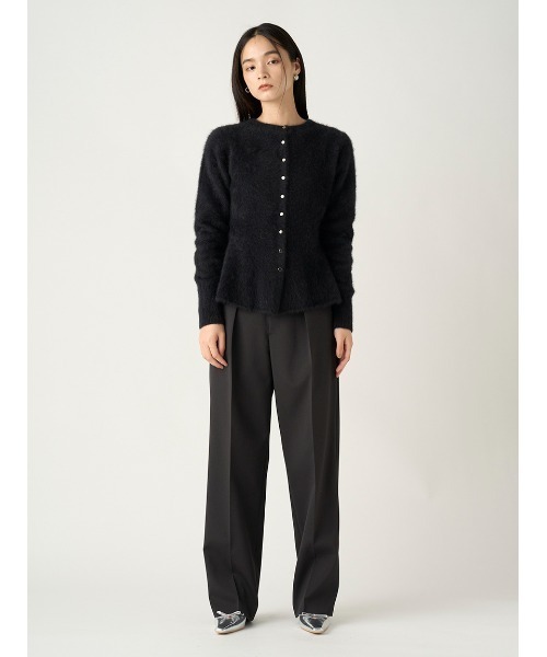 FRAY I.D（フレイアイディー）の「FOXカシミアペプラムカーディガン（カーディガン/ボレロ・レディース・レッド/ブラック/モカ・FREE）」の19枚目の写真