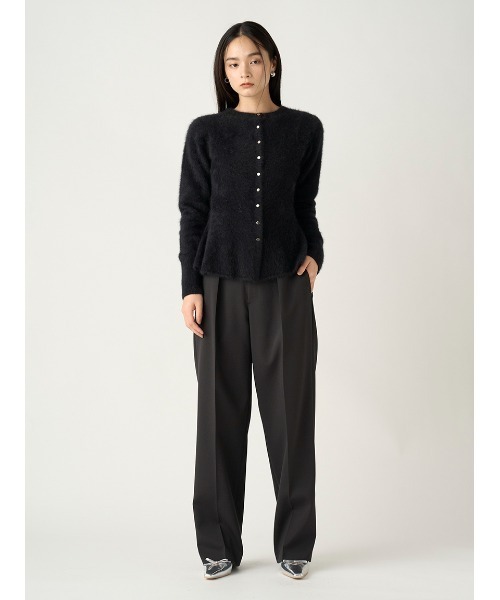 FRAY I.D（フレイアイディー）の「FOXカシミアペプラムカーディガン（カーディガン/ボレロ・レディース・レッド/ブラック/モカ・FREE）」の20枚目の写真