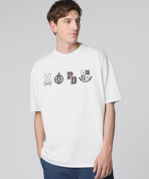 [EC限定]アーカイブカレッジロゴ Tシャツ（Tシャツ/カットソー）｜Psycho Bunny（サイコバニー）