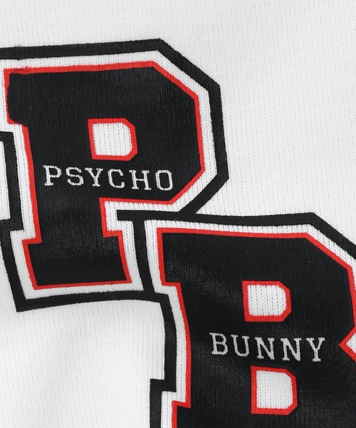 Psycho Bunny（サイコバニー）の「[WEB限定]アーカイブカレッジロゴ Tシャツ（Tシャツ/カットソー・メンズ・ブラック/ホワイト・LARGE/X-LARGE/MEDIUM/SMALL）」の7枚目の写真