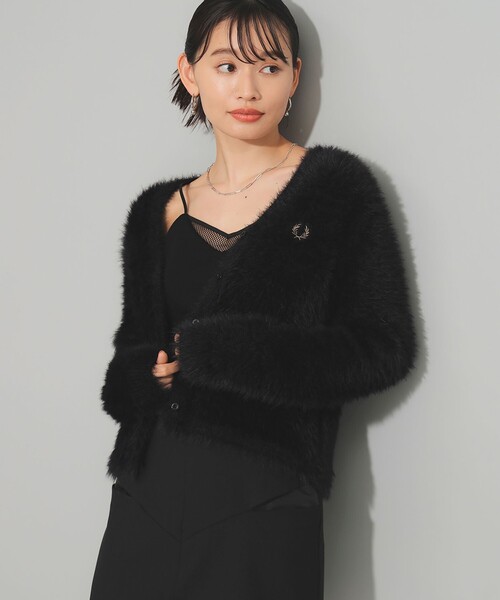 Ray BEAMS（レイビームス）の「FRED PERRY / 別注 Fluffy V-neck Knit
