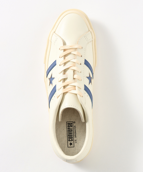 CONVERSE (PRODUCT)（コンバース プロダクト）の「Converse / コンバース STARBARS US LEATHER　35200730（スニーカー・メンズ・アイボリー・28cm/27cm/26cm）」の5枚目の写真
