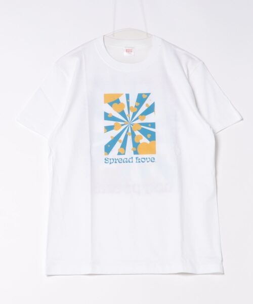 NO WAY（ノーウェイ）の「/Spread Love/オリジナルプリント S/S T（Tシャツ/カットソー・レディース・ブラック/ホワイト・MEDIUM/LARGE/SMALL）」の2枚目の写真