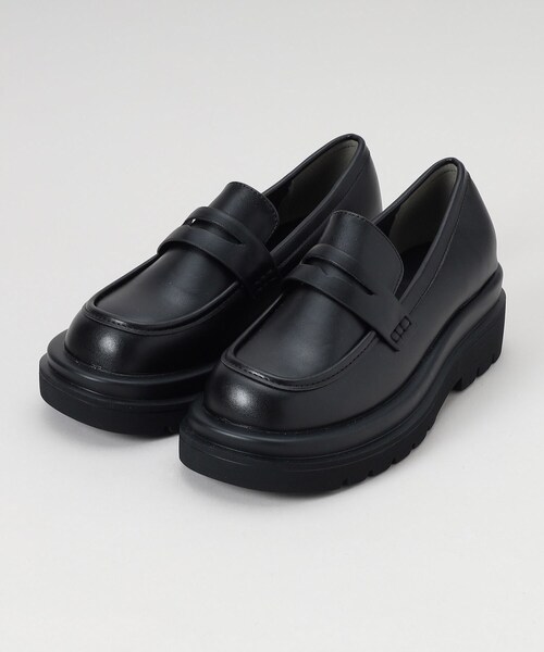 THE SHOP TK (ザ ショップ ティーケー )の「◆【@BAILA掲載】厚底ローファー(その他シューズ・レディース・ブラック・35/45)」の3枚目の写真
