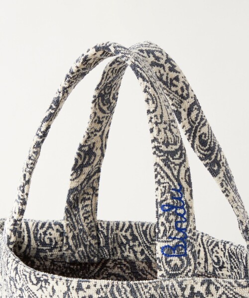 BINDU（ビンドゥー）の「【別注】＜BINDU＞CHENILLE トートバッグ（トートバッグ・レディース・グレー/コバルトブルー/ブラック・FREE）」の17枚目の写真