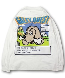 GALFY(ガルフィー)ガルクエロンT/キャラクタードッグモチーフバックプリント長袖 メンズ レディース